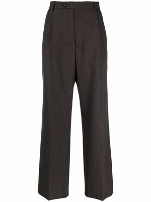 Gucci pinstripe wool trousers - Grey