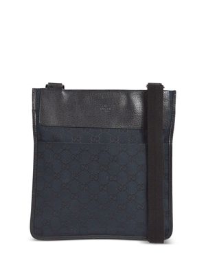 Gucci Pre-Owned 1990-2000 Classic GG Canvas open-top crossbody bag - Black