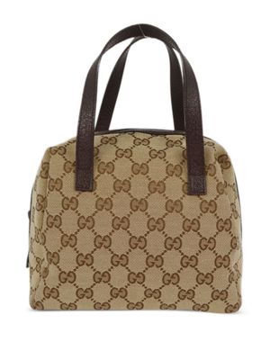Gucci Pre-Owned 1990-2000 GG canvas handbag - Neutrals
