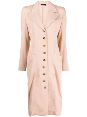 Gucci Pre-Owned 1990/2000s single-breasted coat - Pink