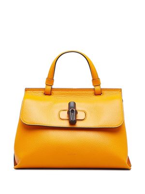 Gucci Pre-Owned 2000-2015 Bamboo medium Daily handbag - Yellow