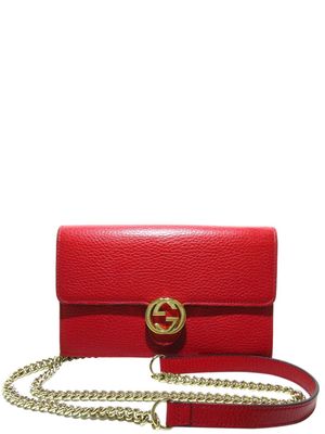 Gucci Pre-Owned 2000-2015 Dollar Interlocking G bag - Red