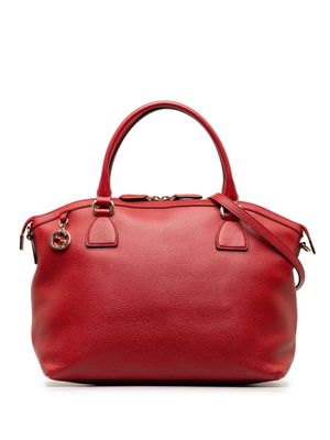 Gucci Pre-Owned 2000-2015 GG-charm two-way bag - Red