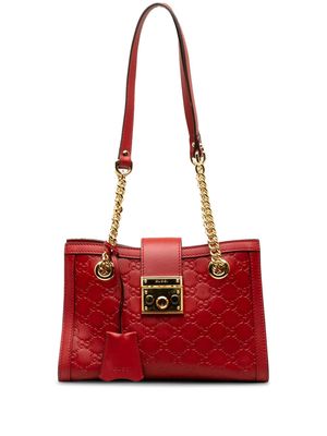 Gucci Pre-Owned 2000-2015 Guccissima shoulder bag - Red
