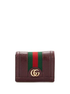 Gucci Pre-Owned 2000-2015 Ophidia wallet - Red