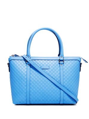 Gucci Pre-Owned 2000 Micro Guccissima tote bag - Blue