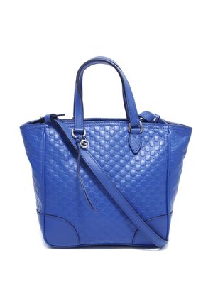 Gucci Pre-Owned 2000 Micro Guccissima two-way bag - Blue
