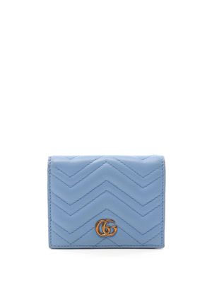 Gucci Pre-Owned 2000s GG Marmont leather wallet - Blue