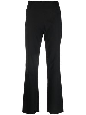 Gucci Pre-Owned 2000s side-buckles straight-legged trousers - Black
