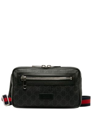Gucci Pre-Owned 2015-2022 GG Supreme belt bag - Black