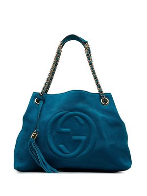 Gucci Pre-Owned 2015-2023 medium Soho tote bag - Blue