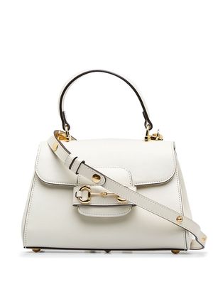 Gucci Pre-Owned 2016-2022 mini Horsebit 1955 two-way bag - White