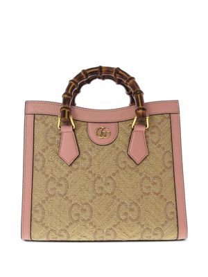 Gucci Pre-Owned 2016-2022 small Jumbo GG Diana tote bag - Neutrals