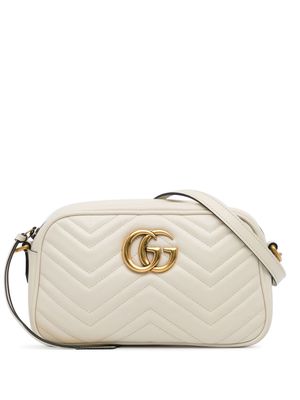 Gucci Pre-Owned 2016-2023 small GG Marmont crossbody bag - White