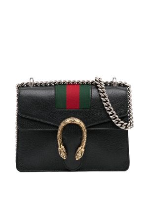 Gucci Pre-Owned 2016-2024 mini Dionysus shoulder bag - Black