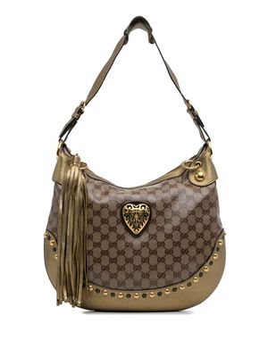 Gucci Pre-Owned 2016 Crystal Babouska shoulder bag - Brown