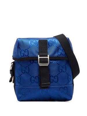 Gucci Pre-Owned 2016-present Gucci GG Econyl Off The Grid Messenger Bag - Blue