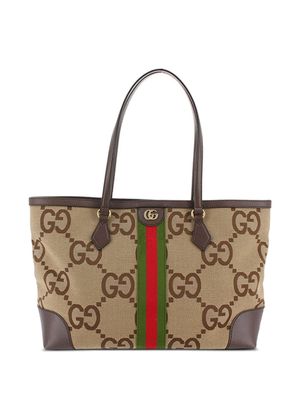 Gucci Pre-Owned 2016-present Ophidia Jumbo GG tote bag - Brown