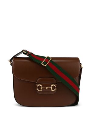 Gucci Pre-Owned 2020 Horsebit XL shoulder bag - Brown