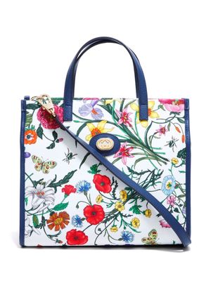 Gucci Pre-Owned Flora two-way tote bag - White