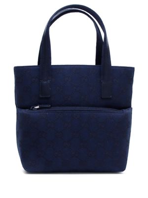 Gucci Pre-Owned GG canvas tote bag - Blue