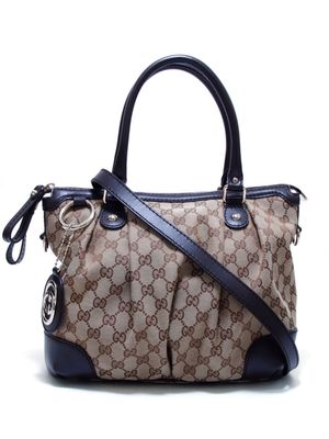 Gucci Pre-Owned GG canvas two-way bag - Neutrals