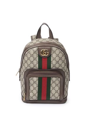 Gucci Pre-Owned GG Supreme Ophidia backpack - Neutrals