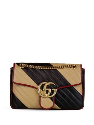 Gucci Pre-Owned medium GG Marmont shoulder bag - Black