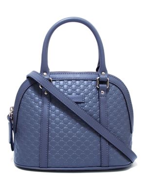 Gucci Pre-Owned Microguccissima leather tote bag - Grey