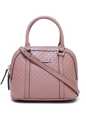 Gucci Pre-Owned Microguccissima leather tote bag - Pink