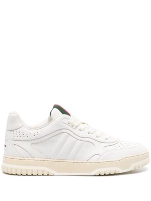 Gucci Re-Web lace-up sneakers - White