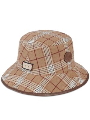 Gucci reversible GG canvas bucket hat - Brown