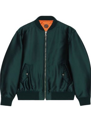 Gucci reversible quilted bomber jacket - Green