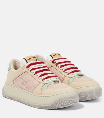 Gucci Screener GG canvas and leather sneakers