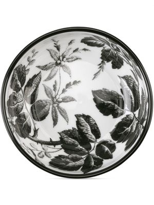 Gucci set-of-two Herbarium floral-print bowls - Black