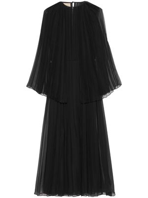 Gucci silk pleated dress - Black