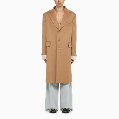 Gucci Single-breasted Camel Coat