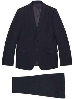 Gucci single-breasted trousers suit - Blue