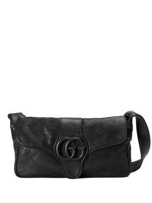 Gucci small Aphrodite leather shoulder bag - Black