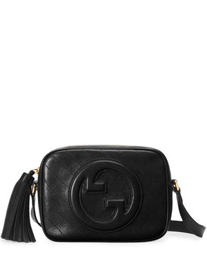 Gucci small Blondie leather shoulder bag - Black