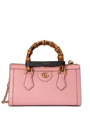 Gucci small Diana leather shoulder bag - Pink