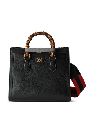 Gucci small Diana leather tote bag - Black
