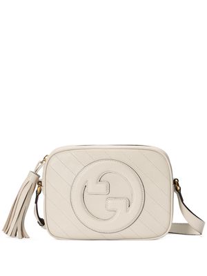 Gucci Small GG Blondie leather shoulder bag - White