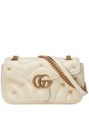Gucci small GG Marmont leather shoulder bag - Neutrals