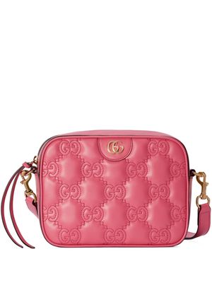 Gucci small GG Matelassé shoulder bag - 8550 핑크