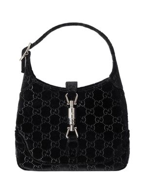 Gucci small Jackie 1961 velvet shoulder bag - Black