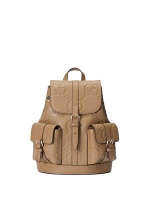 Gucci small jumbo-GG backpack - Neutrals