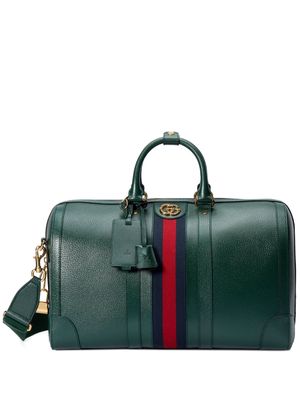 Gucci small Savoy leather duffle bag - Green