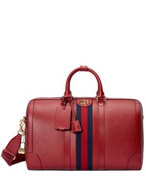 Gucci small Savoy leather duffle bag - Red