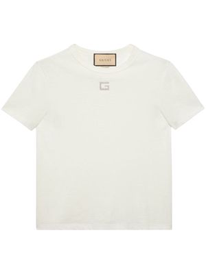 Gucci Square G-embellished T-shirt - White